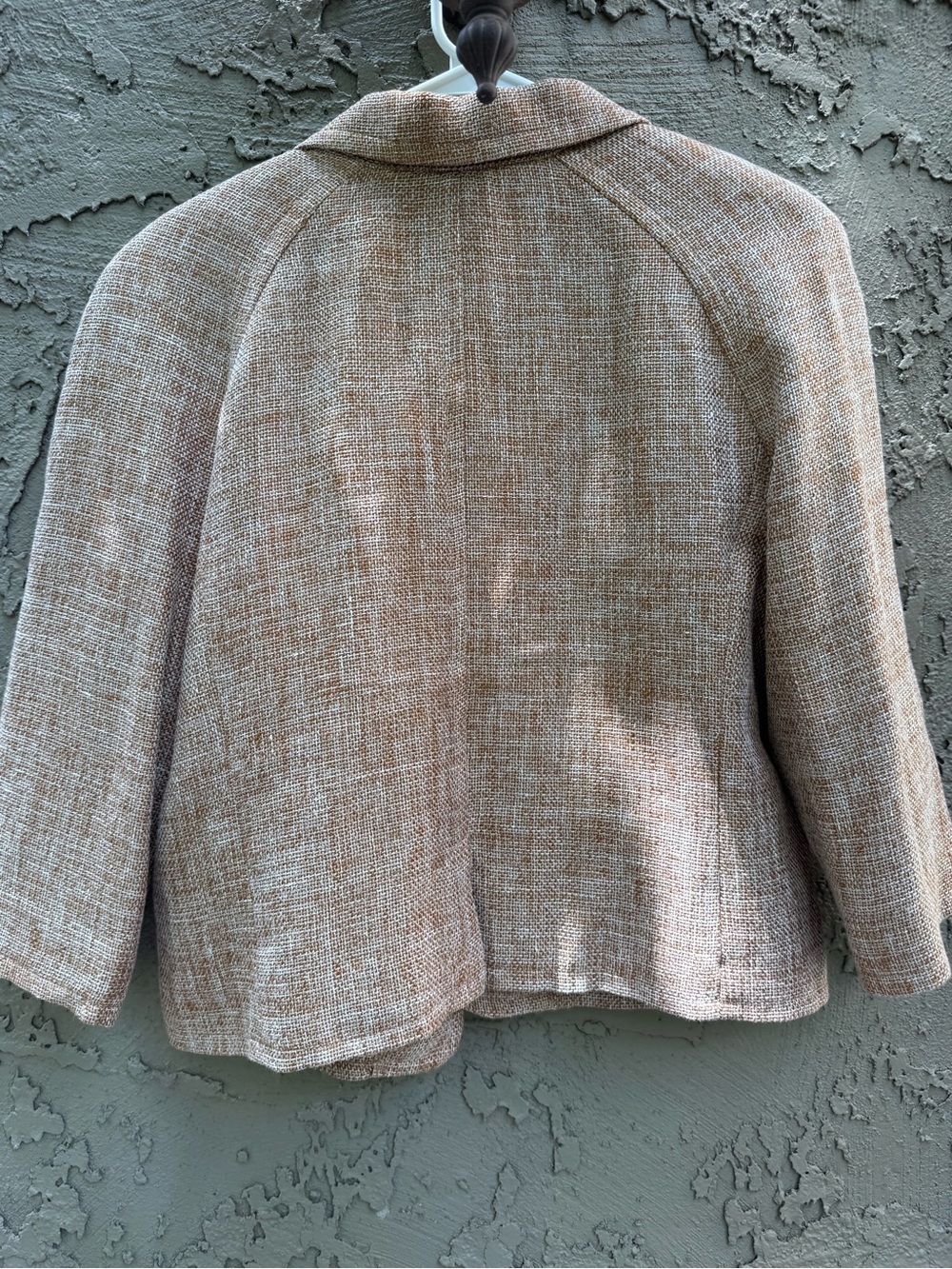 Talbots Tweed Jacket Lightweight Cropped Size 14P - Picture 7 of 15